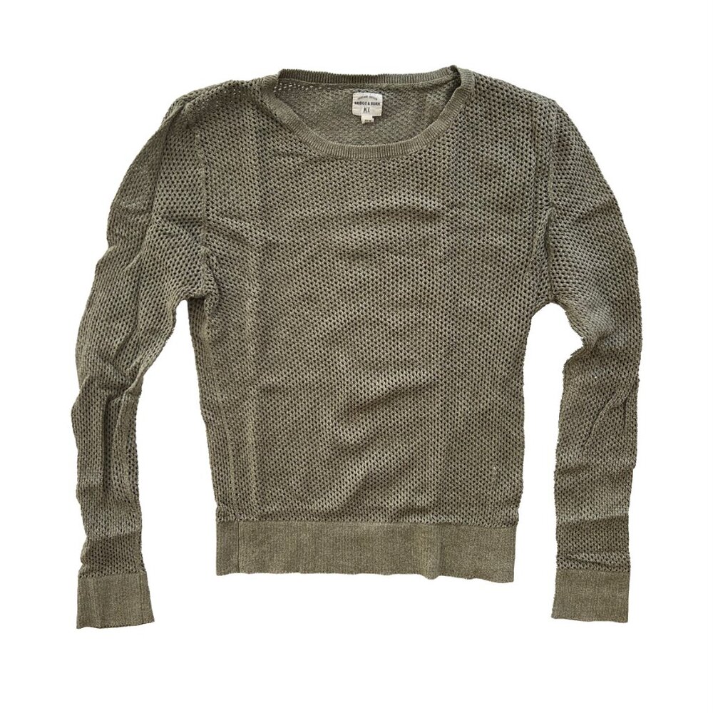 Bridge & Burn open weave lightweight sweater